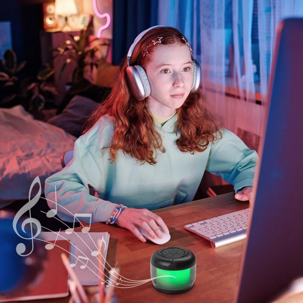 Lampada da tavolo LED RGB nera Bluetooth Rabalux Radelia