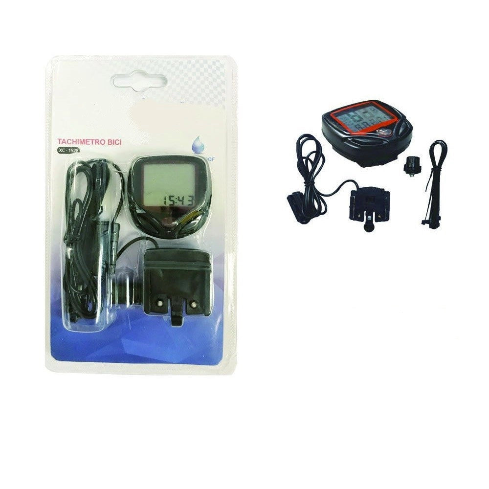 Trade Shop - Tachimetro Per Bicicletta Bici Computer Con Display Digitale Ciclismo Xc-1528 -