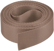 Cinturone per Zaino - Singolo - 2,5 cm - Cinghia in Nylon - 4 Metri - Marrone - Per Zaini - Cinturino per Bagagli
