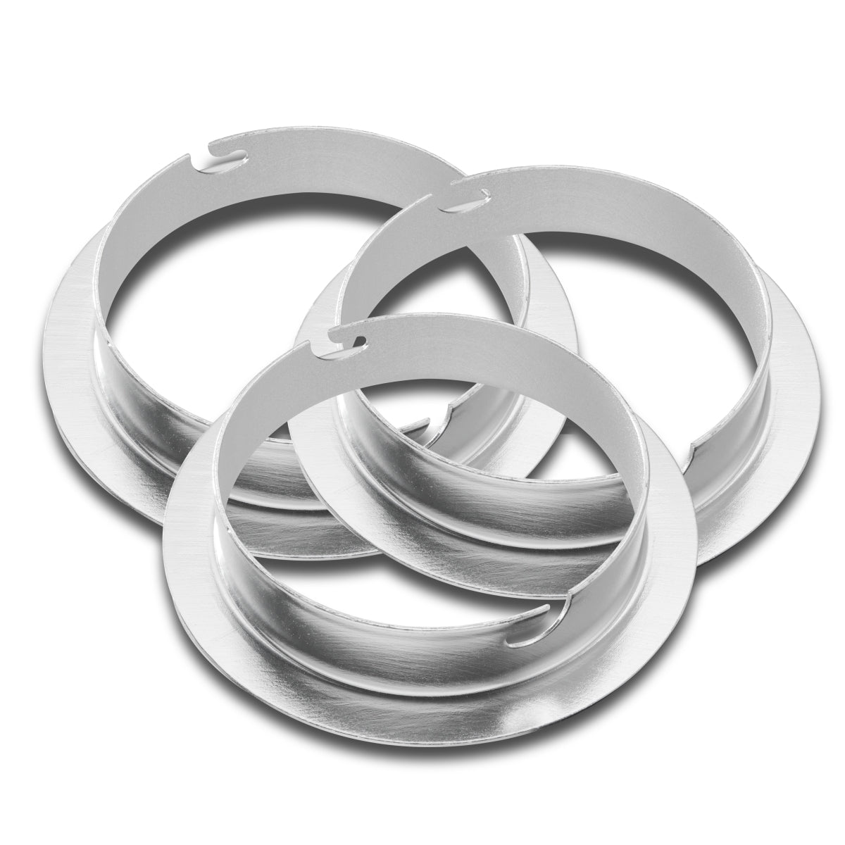 Walimex Set di 3 adattatori softbox per flash Elinchrom Adattatore a baionetta con Ø 15,2 cm per softbox Octagons e Striplights