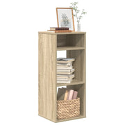 Libreria-Scaffale per Libri-Mobile di Stoccaggio Rovere Sonoma 34x31x80 cm in Legno Multistrato