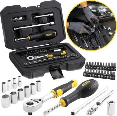 Stanley STMT82828-1 Set Chiavi a Bussola 38 Pezzi Attacco 1/4"