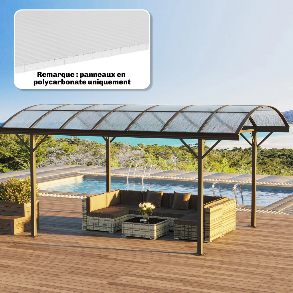 Pannello Alveolare in Policarbonato 4 mm ¨C zephmum ¨C Trasparente 120x60 cm