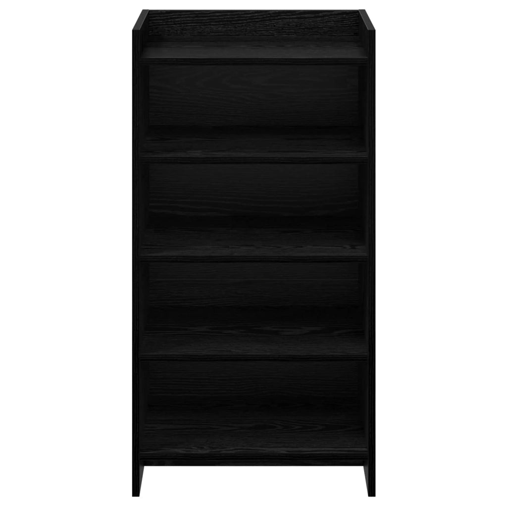 Mobile per scarpe con archiviazione Rovere Nero 48 x 36 x 92 cm 8011340