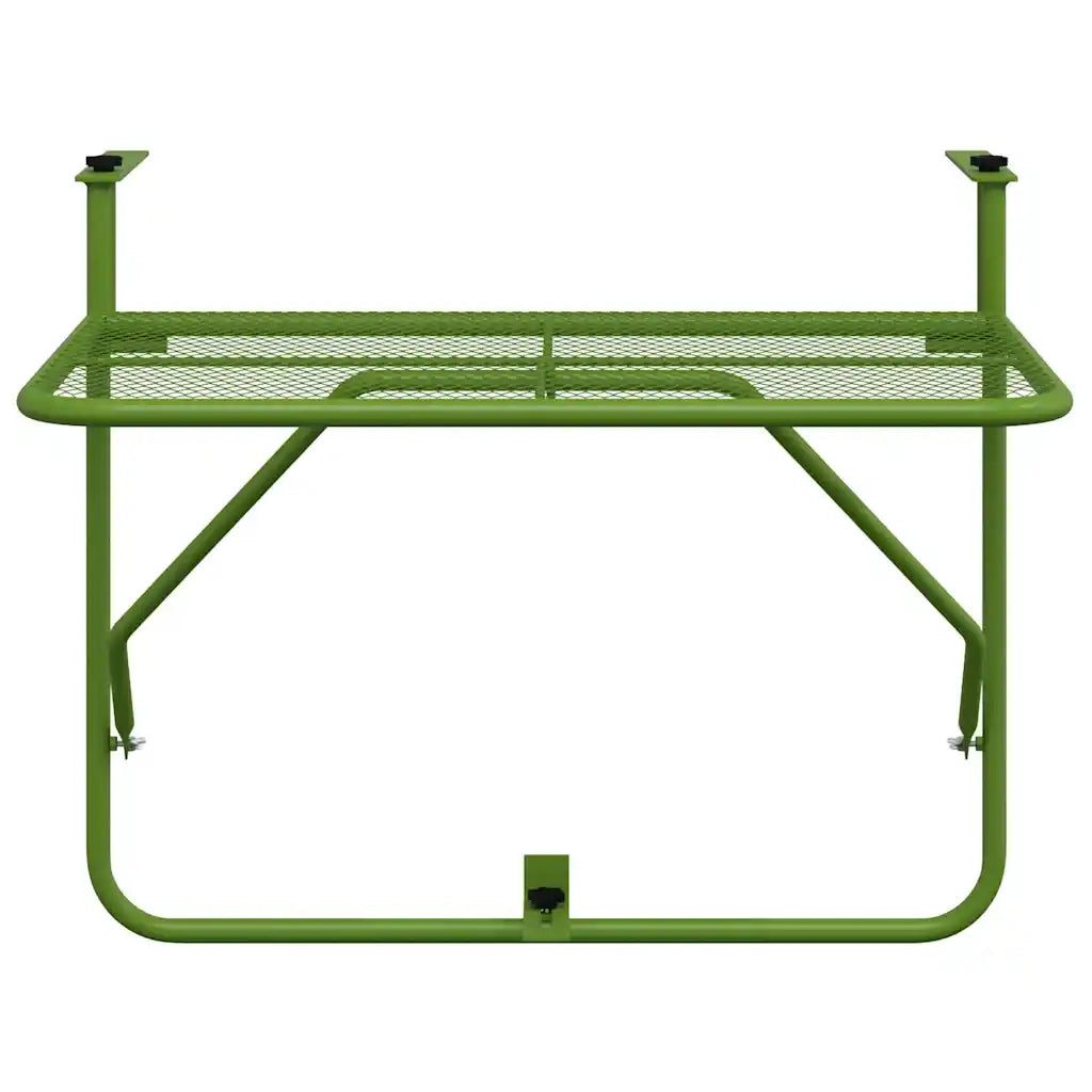 Tavolo da Balcone Verde 60x40 cm in Acciaio cod mxl 47896