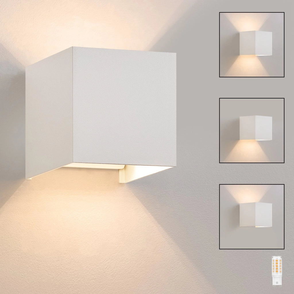 ZMH Applique da esterno a LED moderna applique da parete con grado di protezione IP65