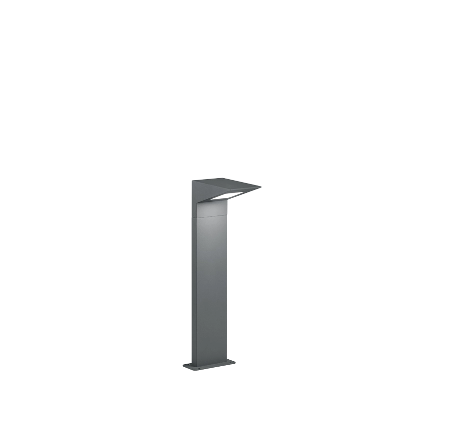 Lampione Esterno Palo Giardino Led Antracite 50 cm Nelson GD Trio