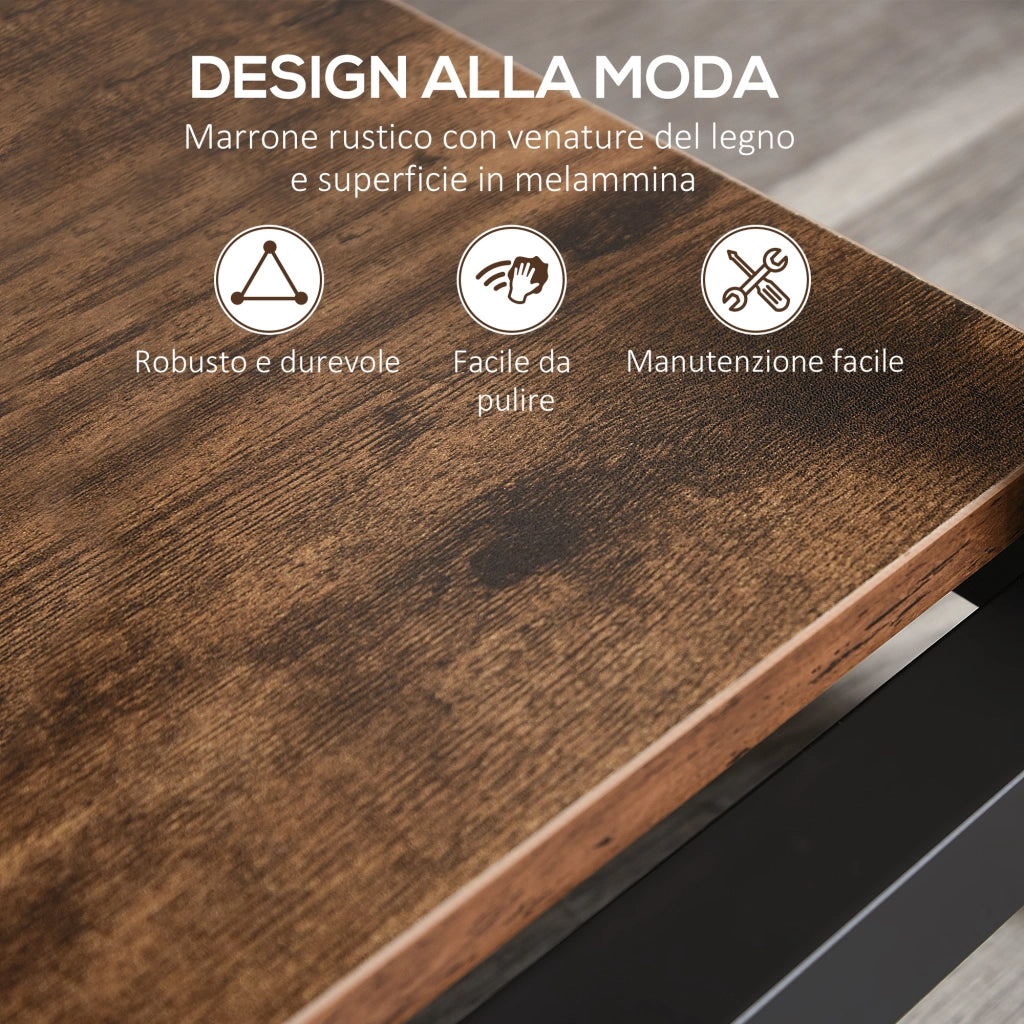 Libreria Industriale Vintage ¨C zephmum ¨C Legno e Metallo Nero 80x30x180cm