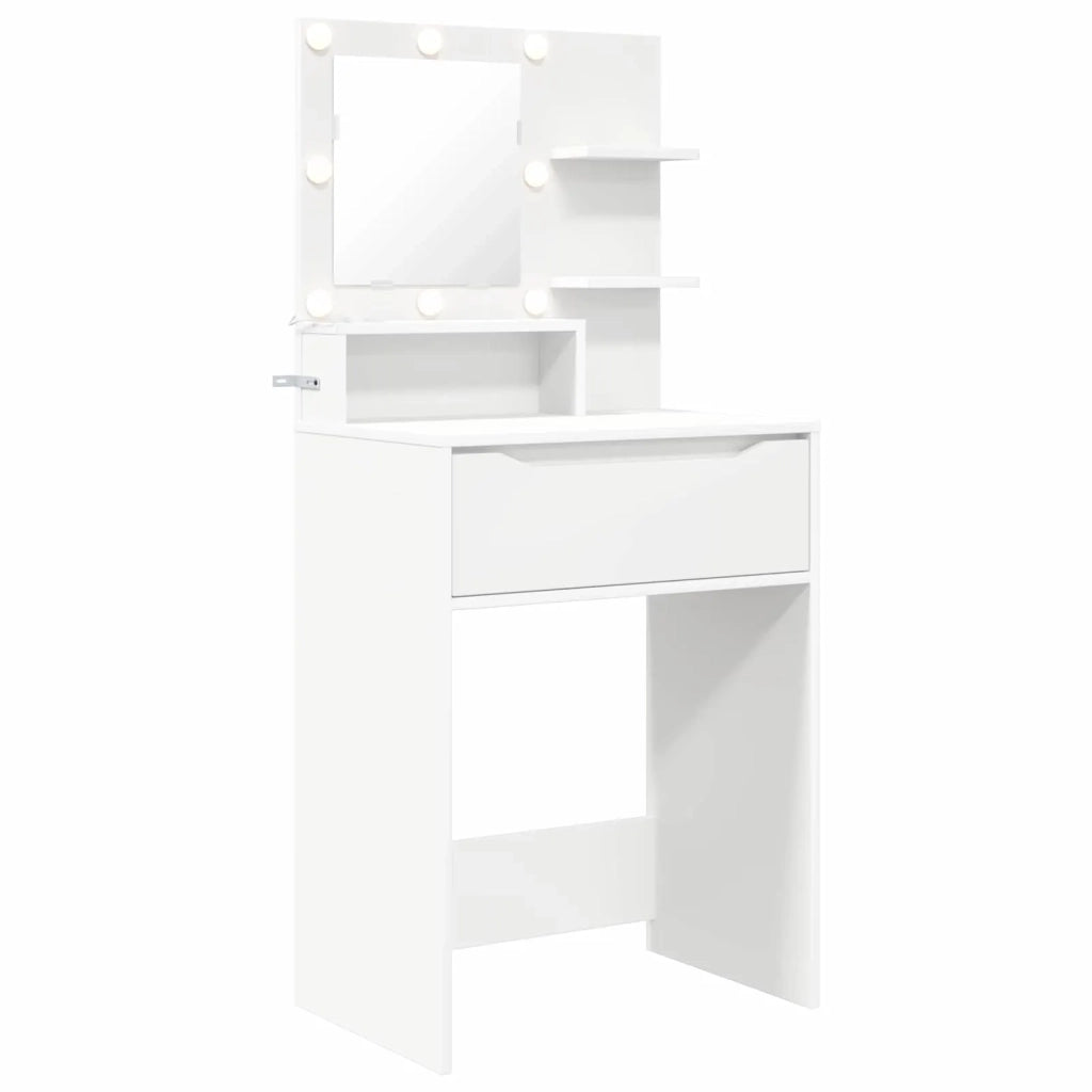 Tavoli da Trucco per Camera da Letto Bianco 80 x 39,6 x 135 cm 888987