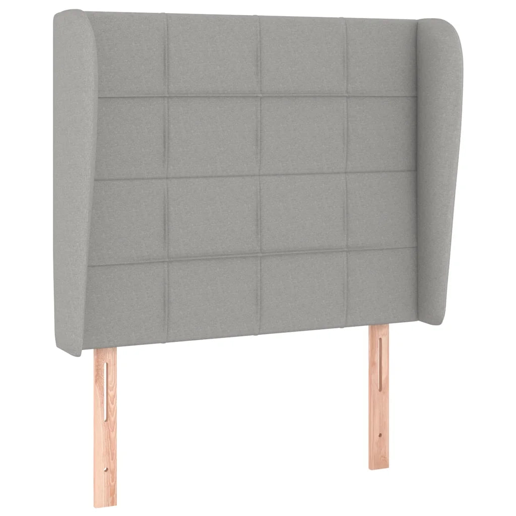 Giroletto a Molle con Materasso Grigio Chiaro 80x200 cm Tessuto 3127917