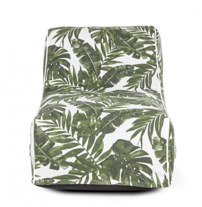 Poltrona Pouf Chaise Longue Gonfiabile 90x60x70 cm Tessuto in Poliestere Esotic