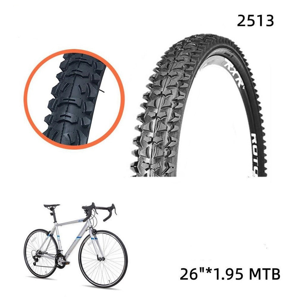 Trade Shop - Copertone Copertura Ruota Pneumatico Per Gomme Mtb Bicicletta Bici 26"x1.95 2513 -