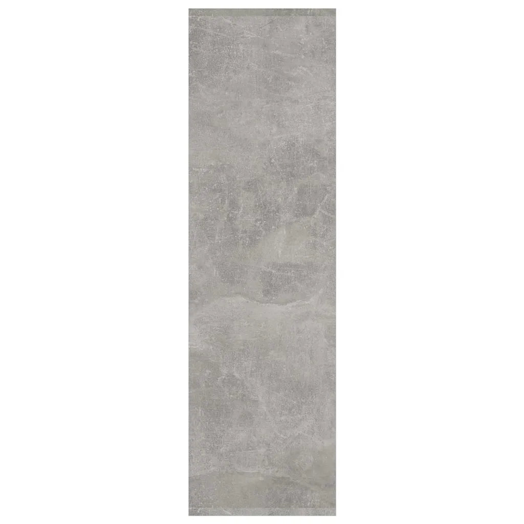 Libreria Divisorio-Scaffale per Libri-Mobile di Stoccaggio Grigio Cemento 60x30x103 cm in Truciolato