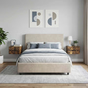 Mobiletto da notte a muro 2 pcs Rovere Fumo 34,5 x 33 x 20 cm 898946