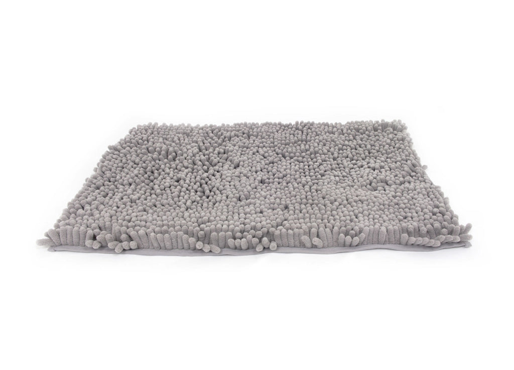 Tappeto Bagno Retro Gommato Antiscivolo Lavorazione Shaggy Modello Passatello - 50x80 - Grey