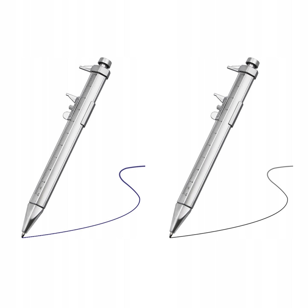 Penna con Calibro 0-100 mm – Strumento 2 in 1 per Misurazioni Precise e Scrittura | Precisione +0.02 mm