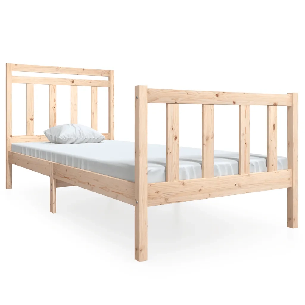 Giroletto-Struttura Letto in Legno Massello 100x200 cm 756339