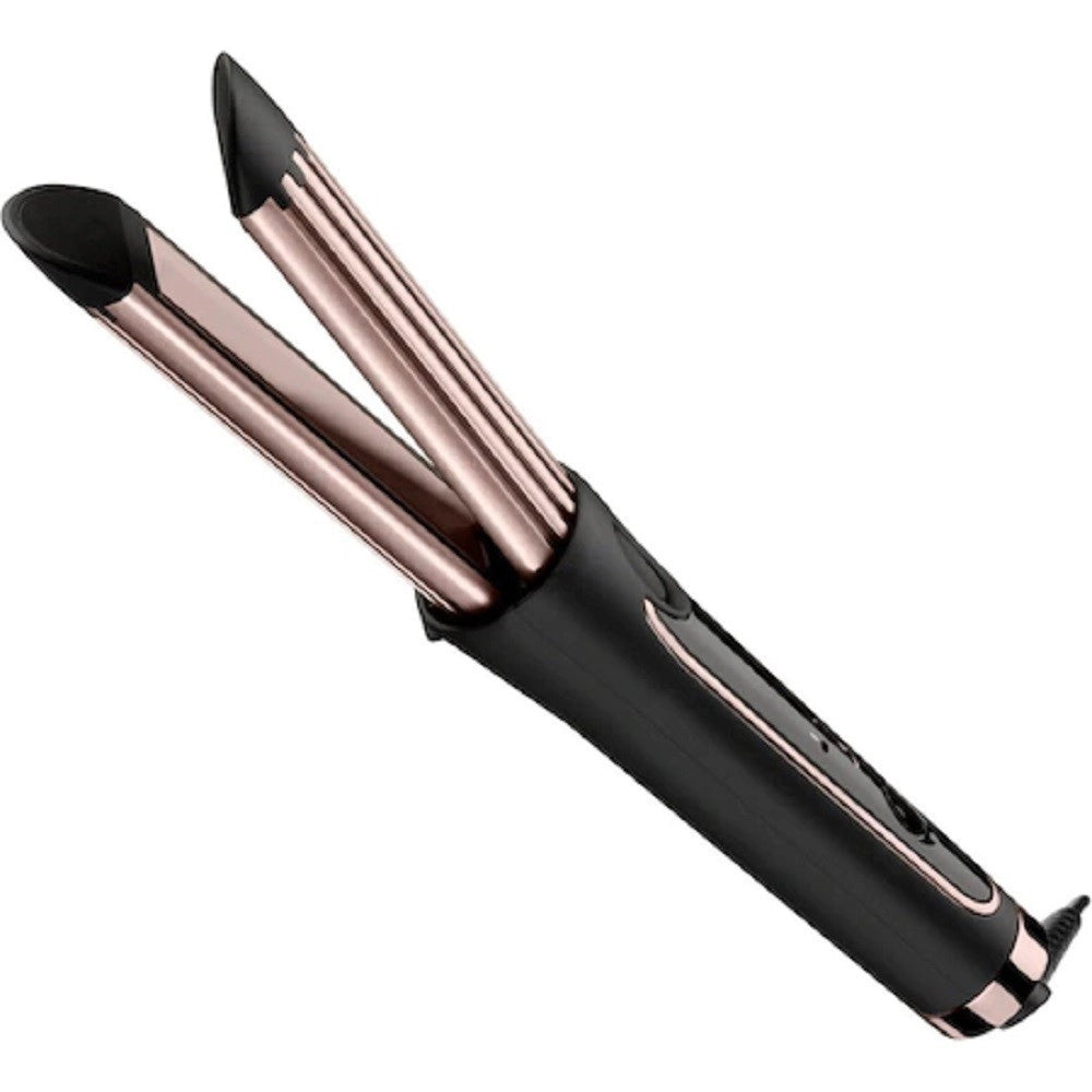 Trade Shop - Piastra Capelli Arricciacapelli In Ceramica 2in1 Q-m194 Tecnologia Ad Aria Fredda -