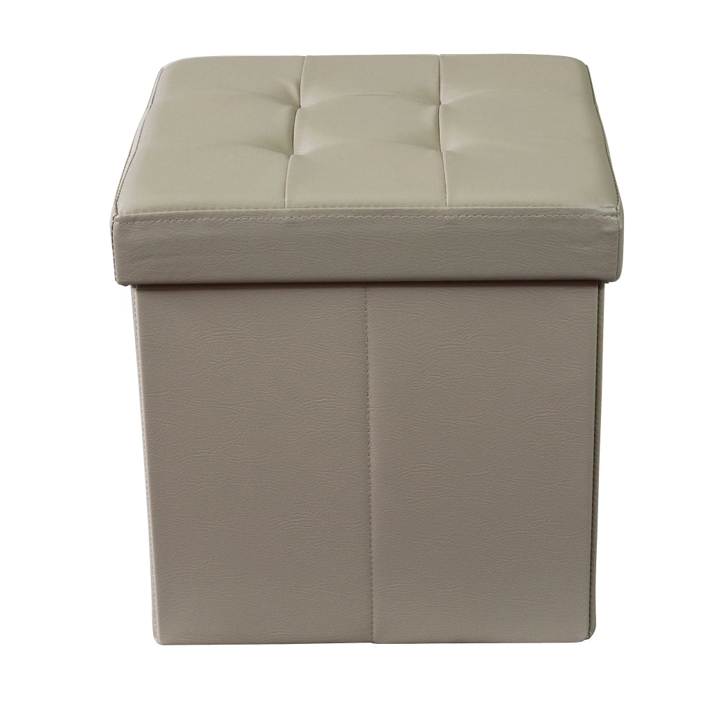 Pouf contenitore in similpelle - MADDOX