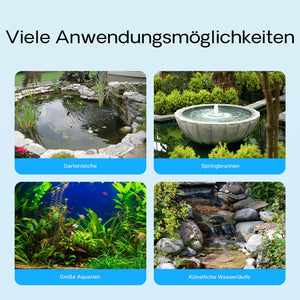 CTF-1000B SuperECO Pompa laghetto e ruscello 10000l/h 80W per circolazione acqua