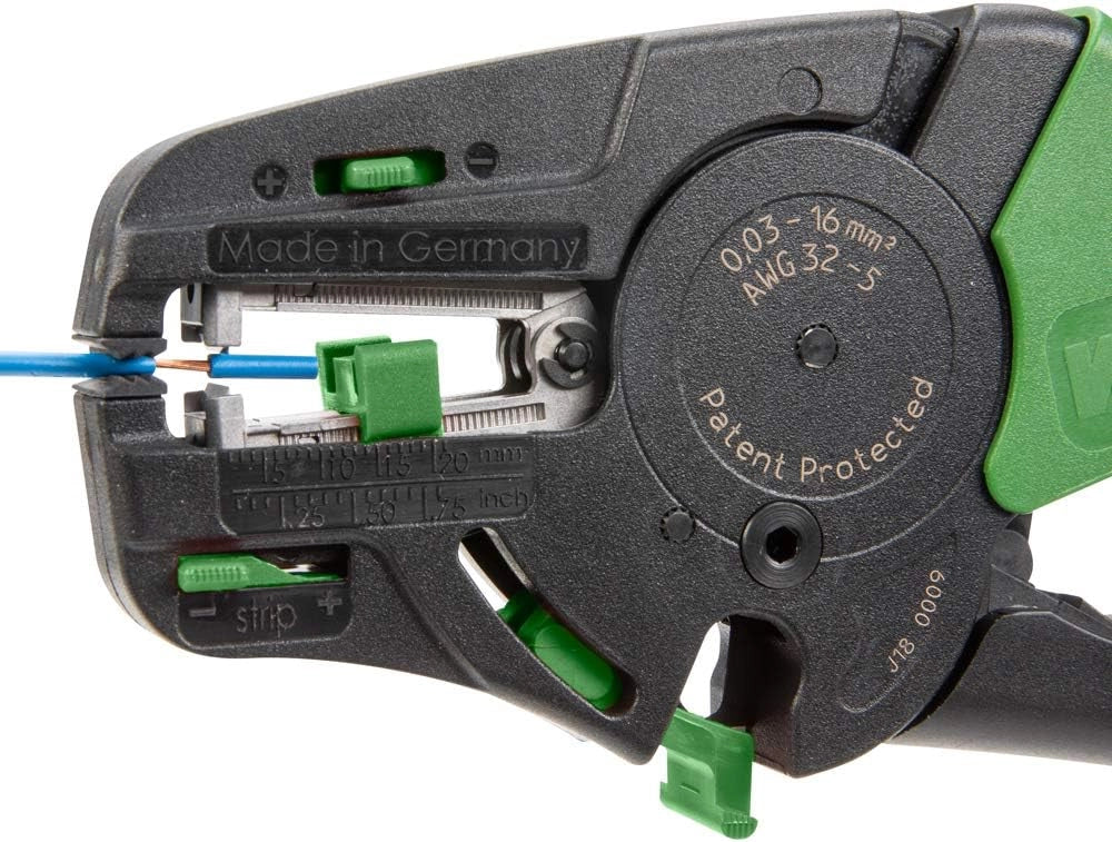 Pinza spelafili Quickstrip Vario 206-1125 | per 0,03 mm² – 16 mm², spelatura rapida e precisa di conduttori sottili e massicci