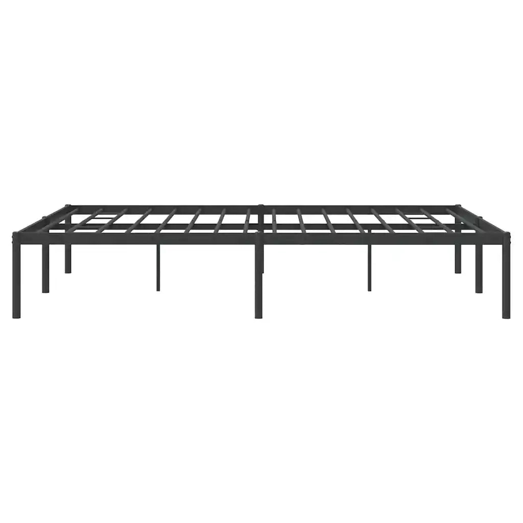 Giroletto-Struttura Letto in Metallo Nero 140x200 cm