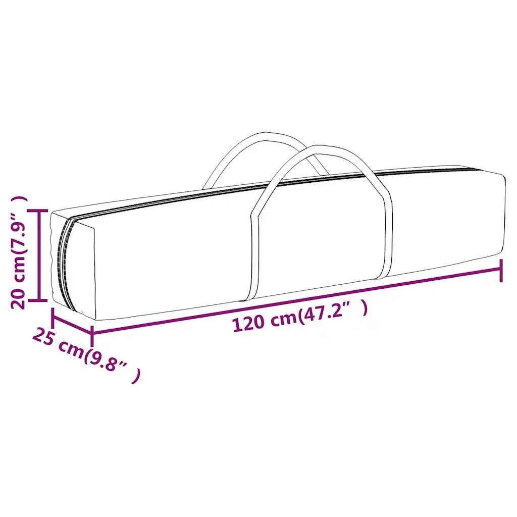 Tenda per Feste Pieghevole con Pareti Laterali Blu 3x6 m