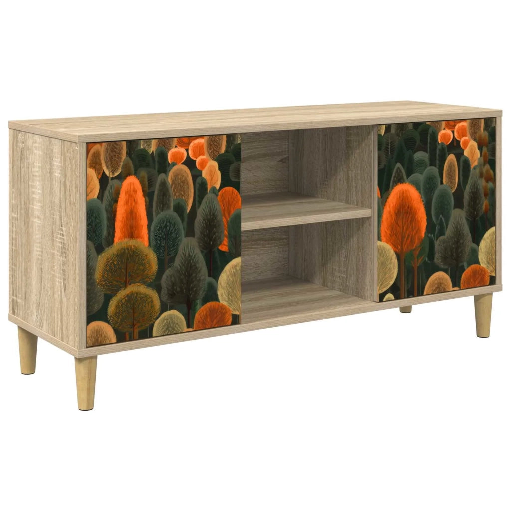 Mobile TV ZAANDAM 102 x 33 x 50 cm Sonoma Legno ingegnerizzato 8007040