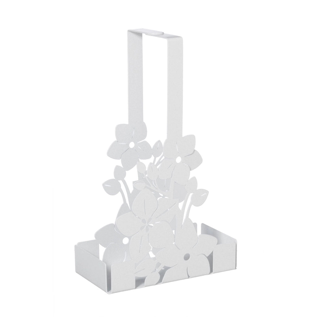 Porta bicchieri floreale di design Fior di Loto Bianco marmo