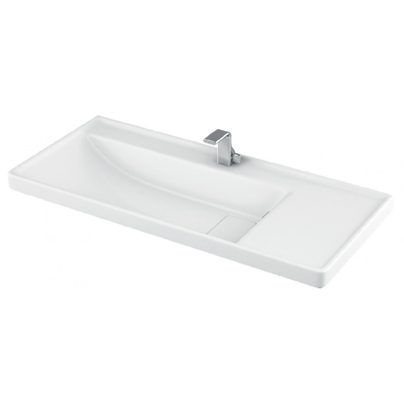 Lavabo sospeso QUATTRO rettangolare 100x45x19 cm