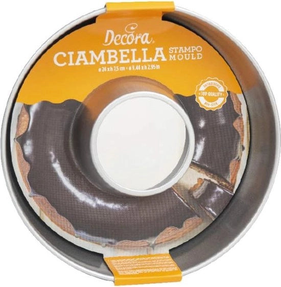 Forma per dolci a forma di donut Ø 24 x H 7,5 cm - Strato antiaderente per una preparazione perfetta