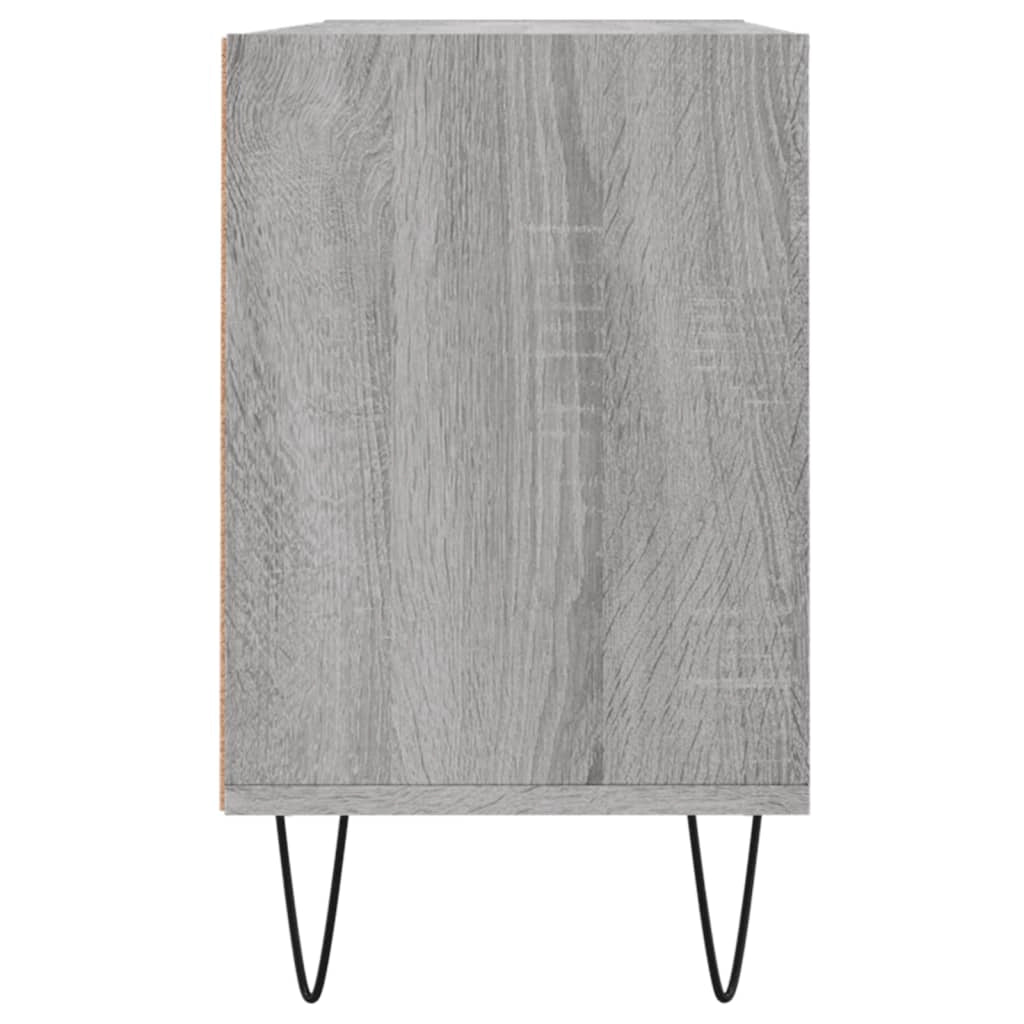 Mobile TV multimediale mensola TV credenza TV sala da pranzo soggiorno camera da letto Sonoma 103,5 x 30 x 50 cm legno ingegnerizzato grigio 02_0028372