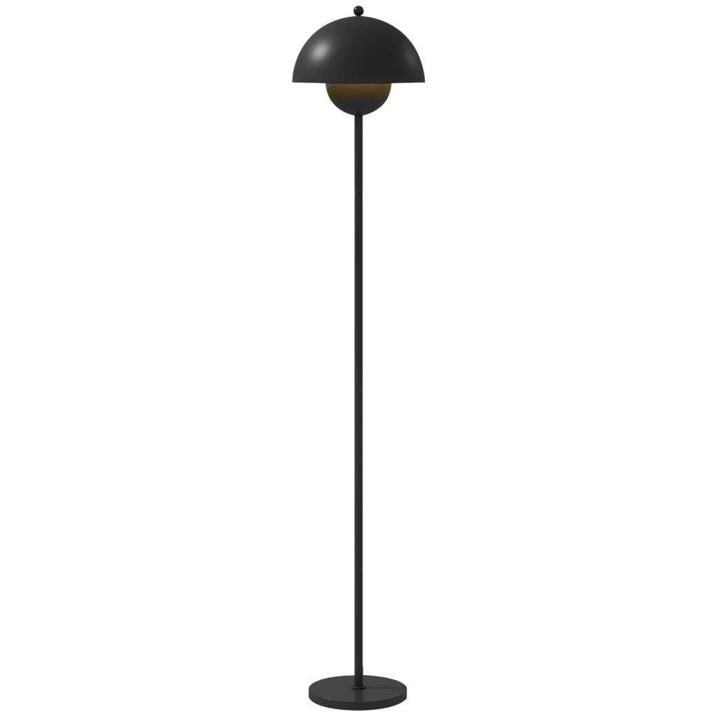 Lampada da Terra Moderna per Soggiorno ¨C Minimal ¨C Nero ?30x155 cm