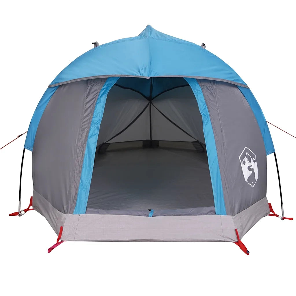 Tenda da Campeggio a Cupola per 1 Persona-Tenda per Escursionismo Blu Impermeabile 589080