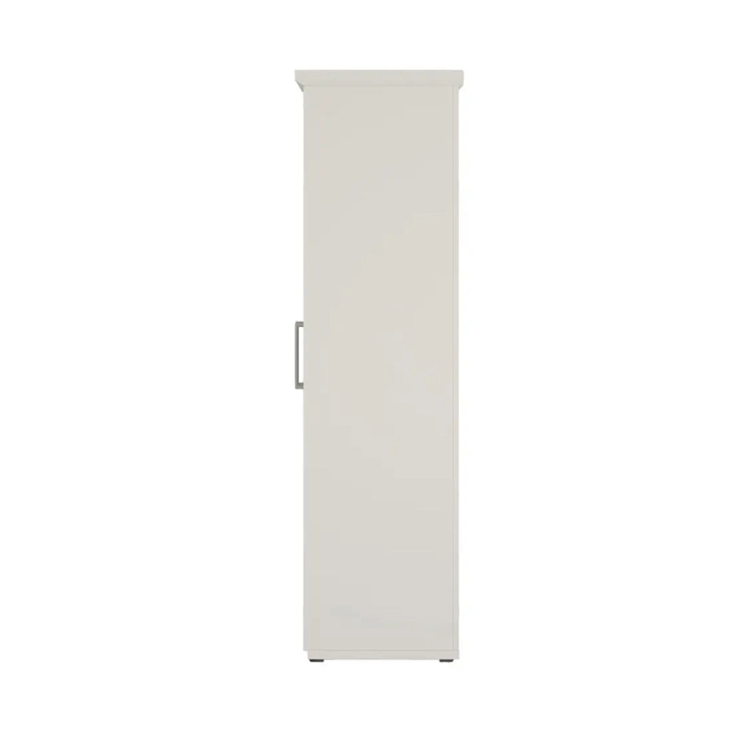 Armadio TOM 2 porte e 2 cassetti bianco 80 cm