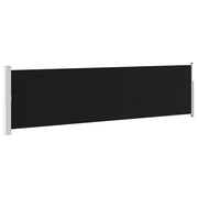 Tenda da Sole | Tenda laterale Retrattile per Patio 140x500 cm Nera