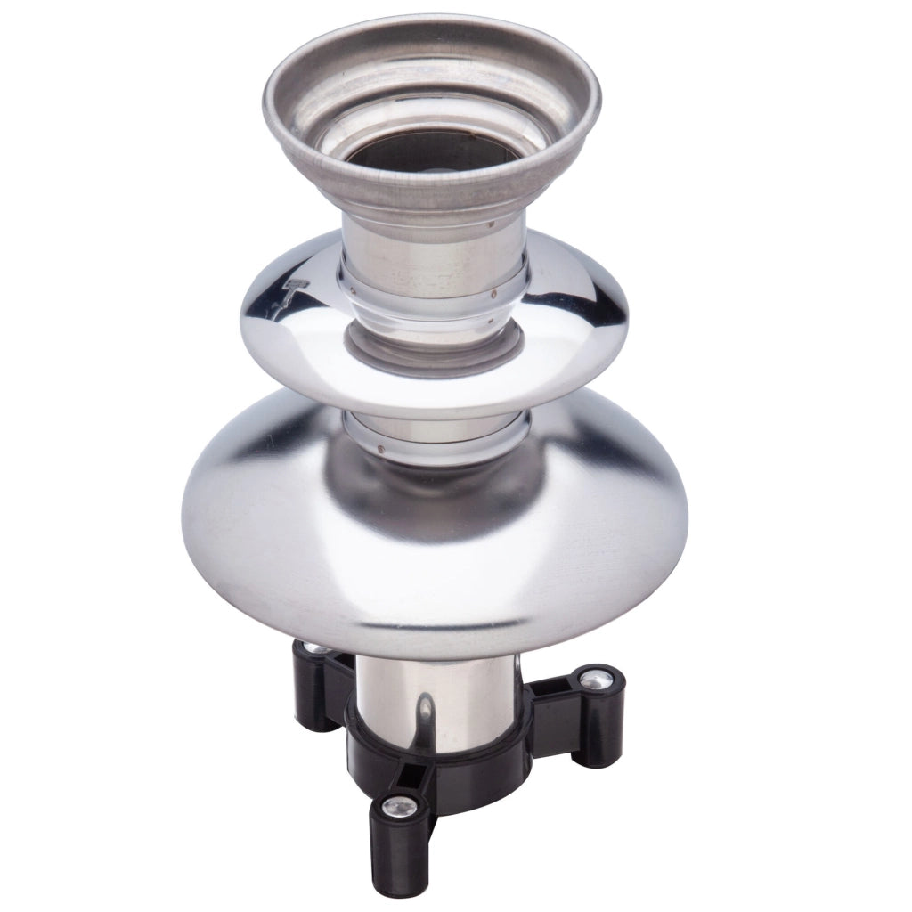 Fontana di cioccolato elettrica 90W con funzione riscaldamento e cascata continua, torre in acciaio inox - Sogo