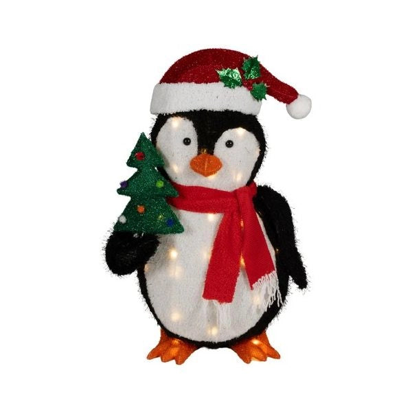 Decorazione luminosa natale kaemingk 493997 pinguino