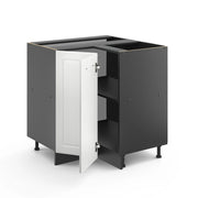 Vicco Mobile ad angolo cucina Bianco casa di campagna 75.6 cm , PL Rovere