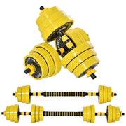 Set di manubri corti e lunghi 20 kg ¨C zephmum ¨C con barra di estensione