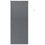 Tendaggi a Veneziana | Tenda a lamelle Grigio scuro 220 x 95 cm Alluminio