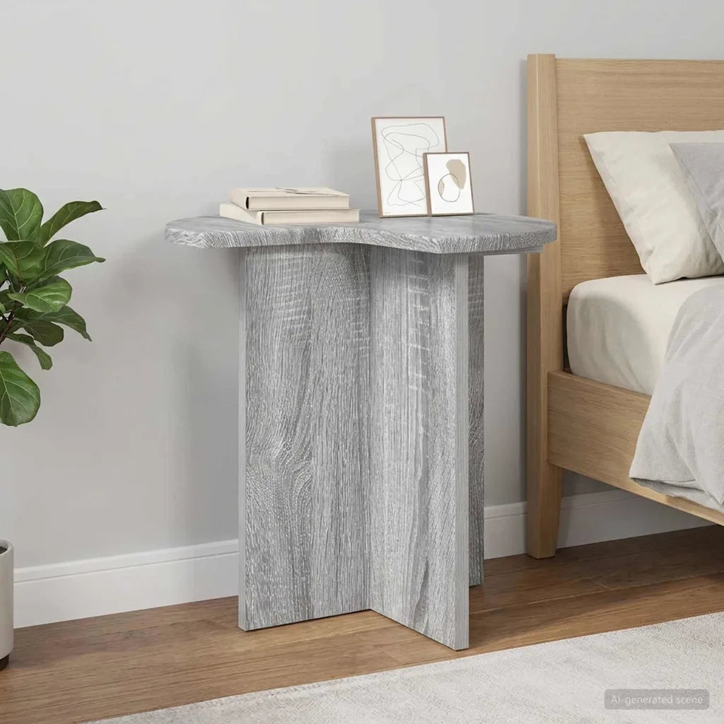 Tavolo laterale 2 pz Grigio Sonoma Ø 39 x 38 cm 8001092