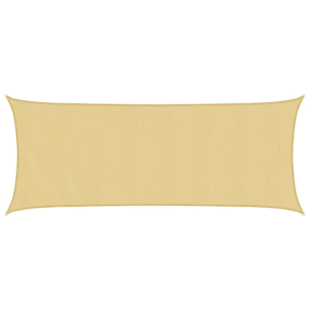 Vela Parasole | Telo Ombra | Vela da ombra Sabbia 5x2 m 100% Poliestere Oxford