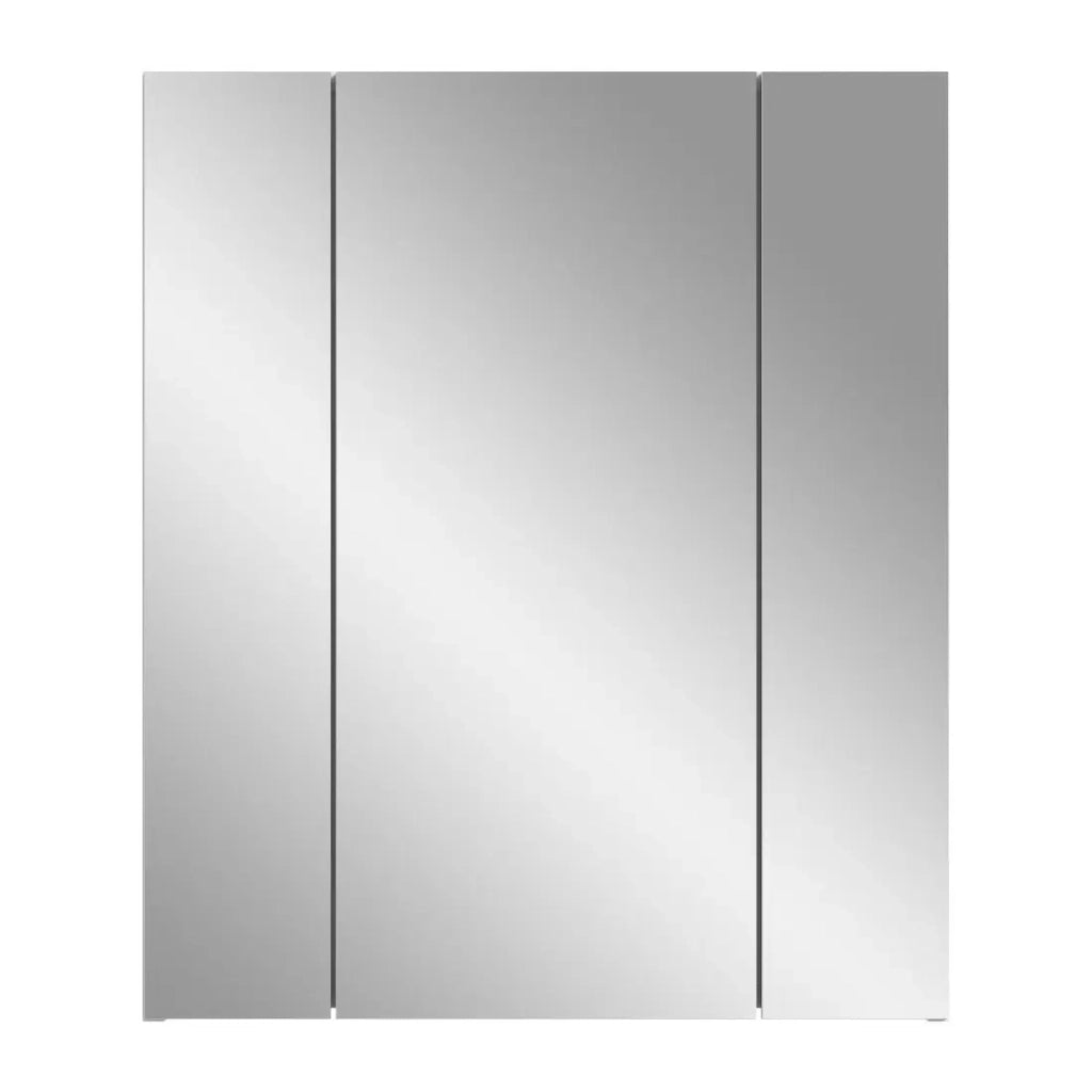Mobile contenitore con specchi – Bianco lucido – KLEANKIN
