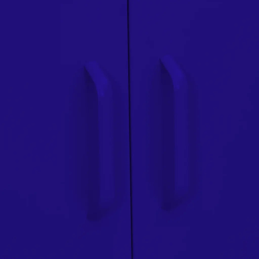 Armadietto Blu Marino 80x35x101,5 cm in Acciaio cod mxl 60139