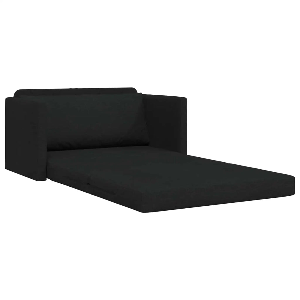 Divano letto 110cm Nero Tessuto 4106693