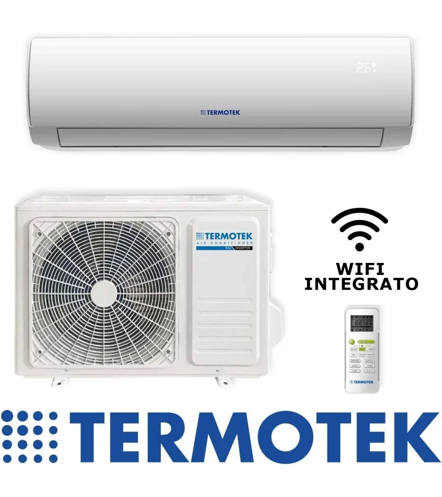 Climatizzatore AIRPLUS+ C18 18000 BTU Inverter A++ con Wi-Fi e 4 Velocità di Ventilazione, Funz. Caldo/Freddo