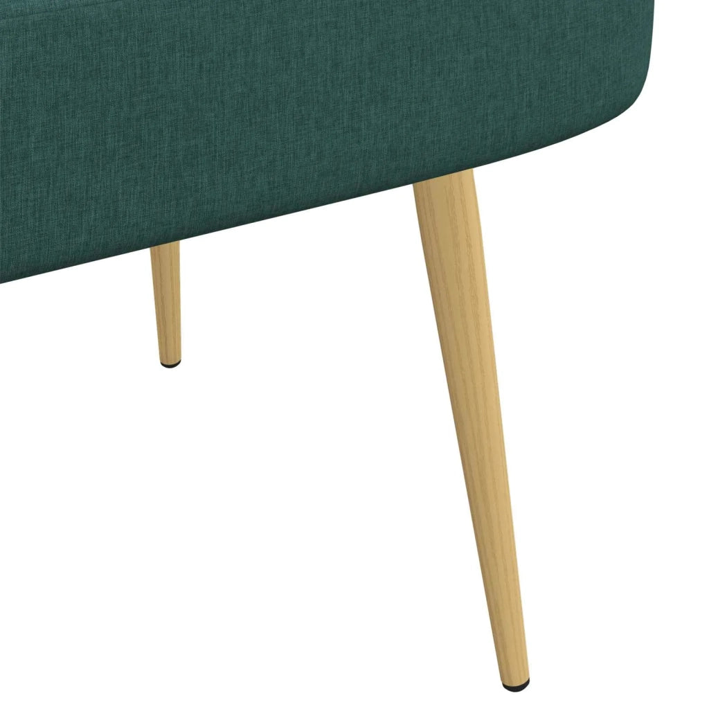 Panchina imbottita con schienale Verde scuro 110 x 60 x 76 cm 42040761