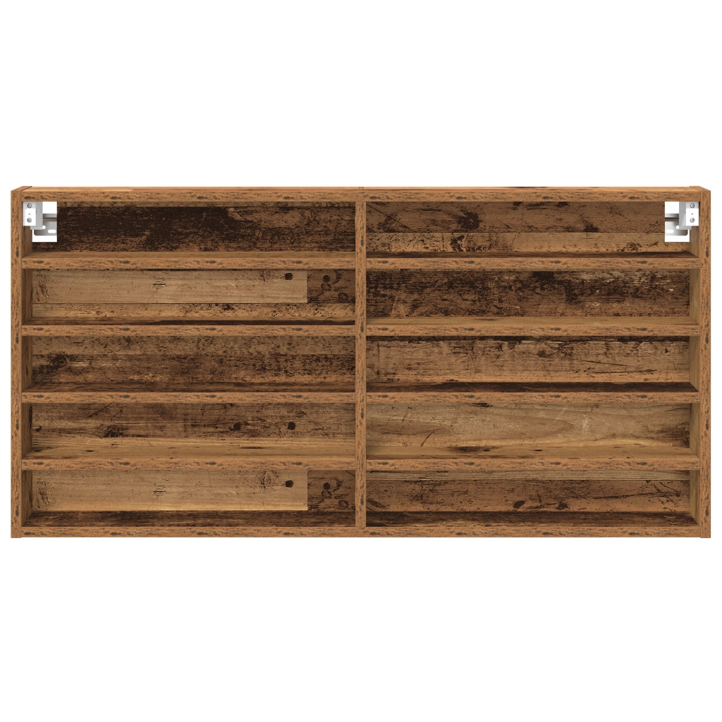 Mobile Da Muro  In Legno Invecchiato