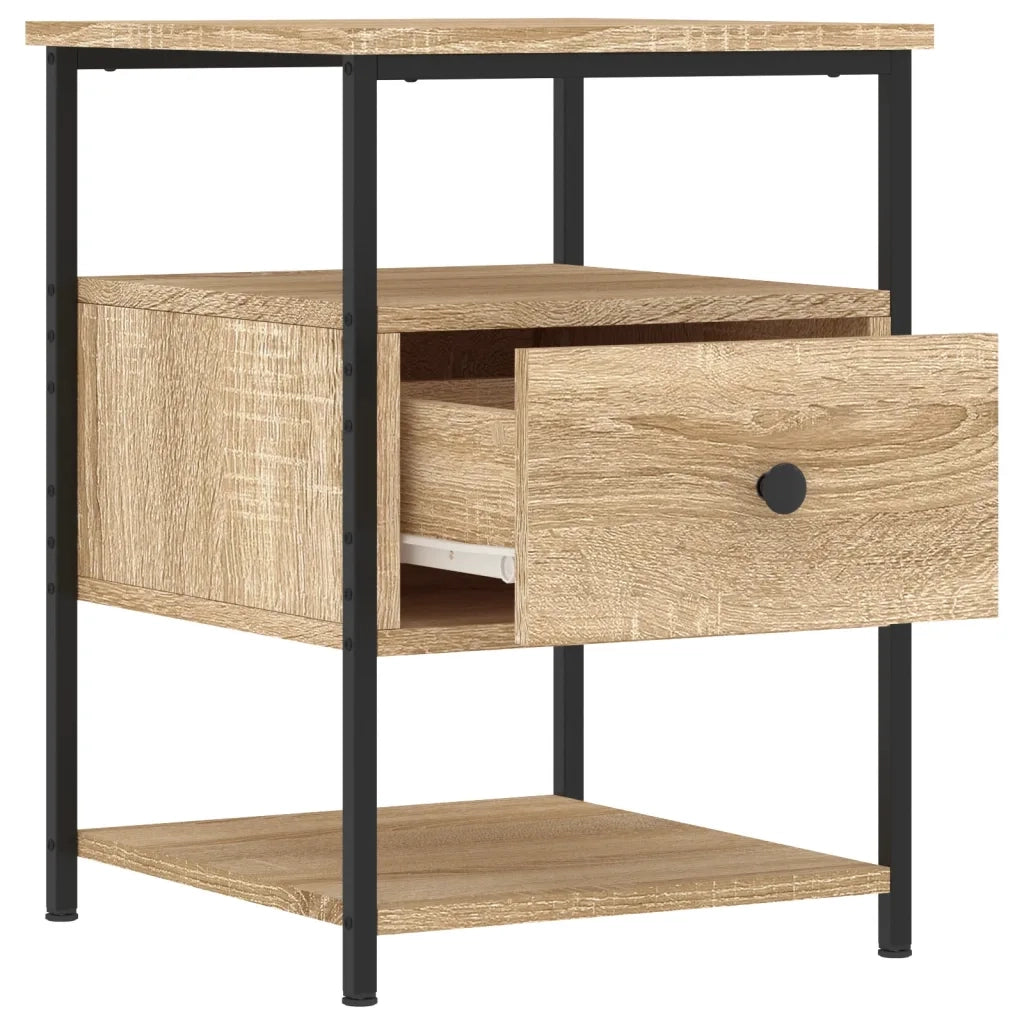Comodini 2 pz Rovere Sonoma 40x42x56 cm in Legno Multistrato 826026